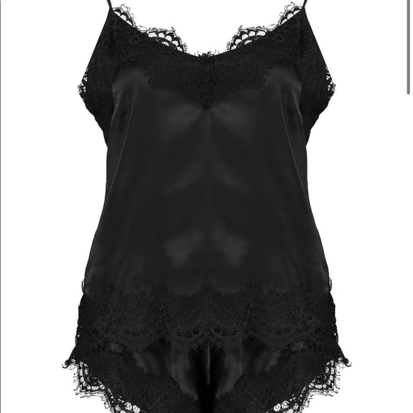 3 Sets BooHoo Eyelash Lace Trim Cami & Short Sz 6 - Picture 5 of 12